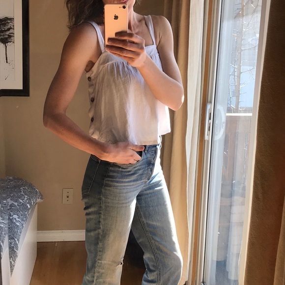 SOLD- Linen tank top - Picture 2 of 8